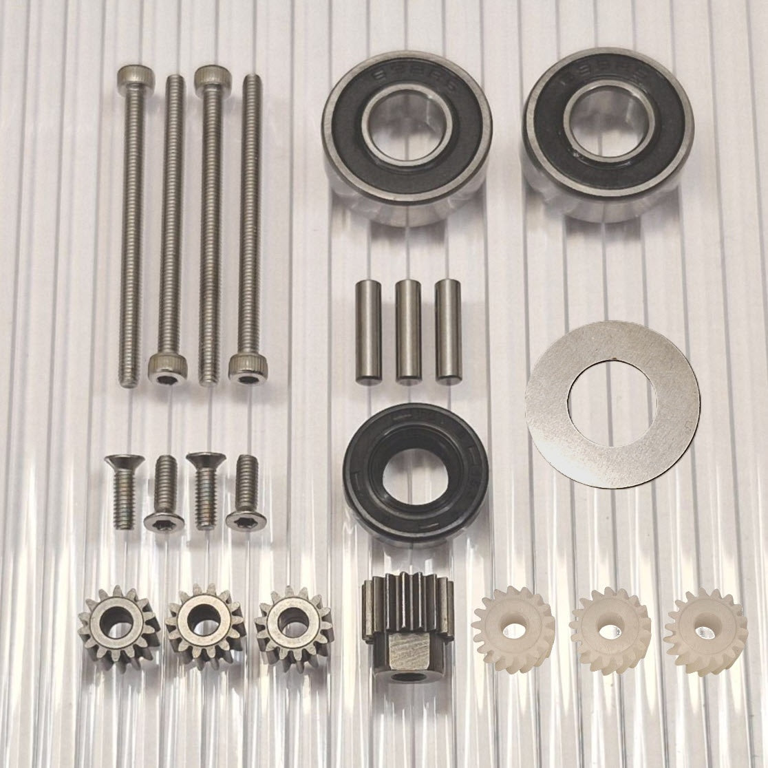 Repair kit small machines with seal 1pcs 3pcs plastic gears