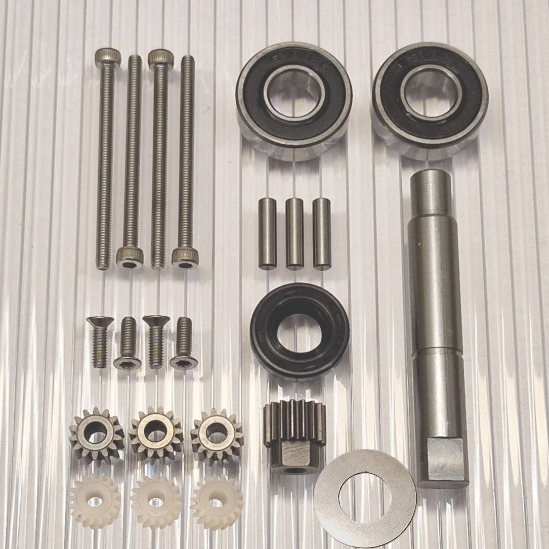 Repair kit small machines with shaft 1pcs 3pcs plastic gears