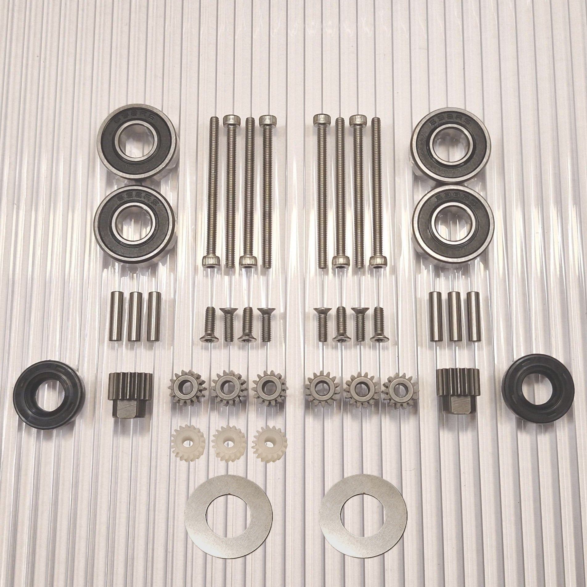 Repair kit small machines with seal 2pcs 3pcs plastic gears